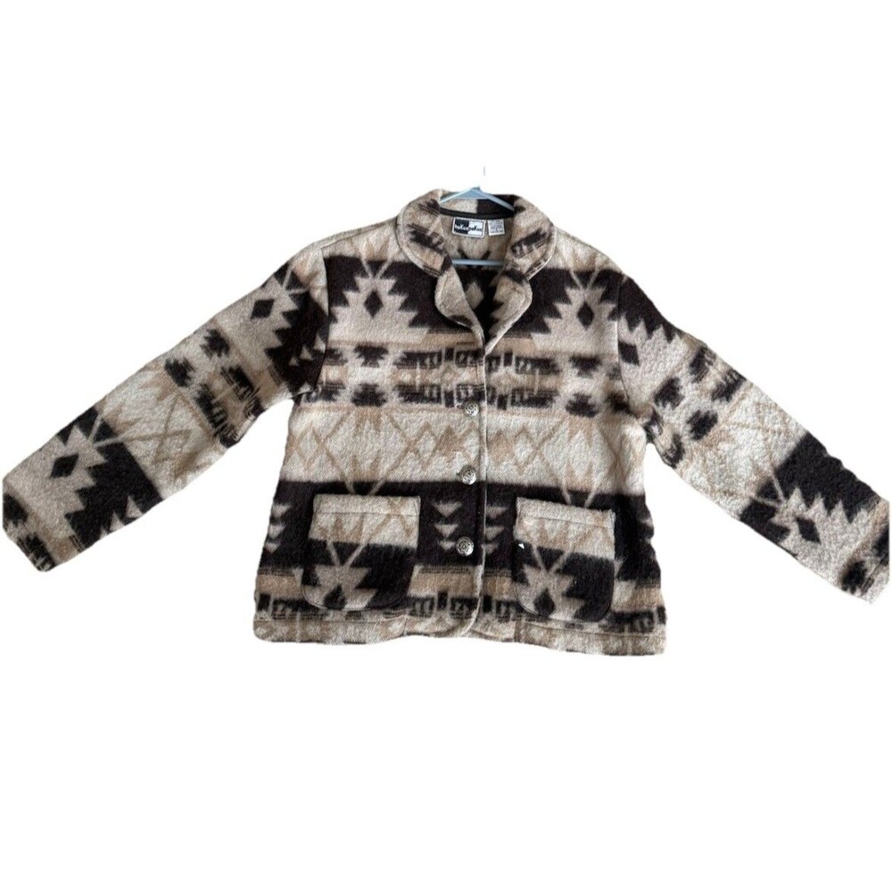Tapestry Women’s Southwest Cowgirl Aztec Equestrian Western  jacket S Wool